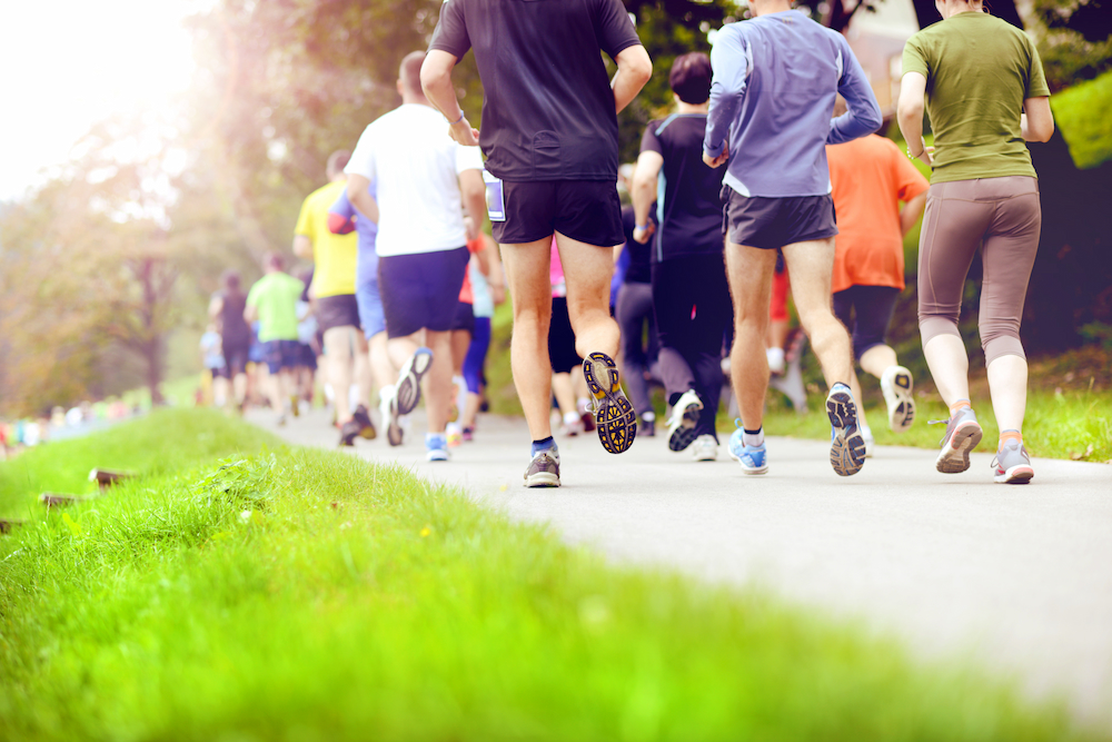 Picture of a 5K event.