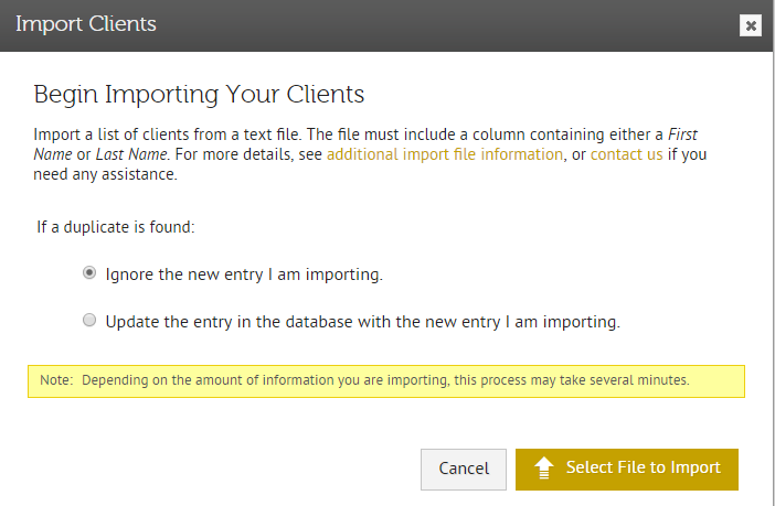 Importing Data